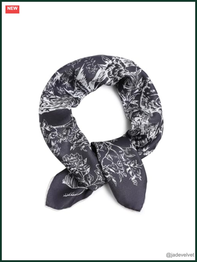 100 Pure Mulberry Silk Square Scarf 14mm Gift Wrap